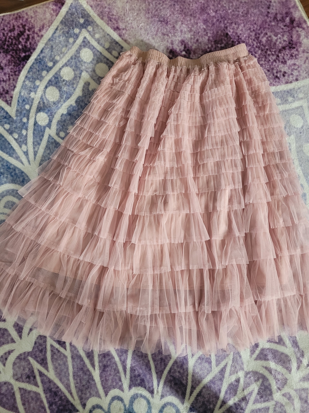 Women’s Pink Layered Tulle Skirt